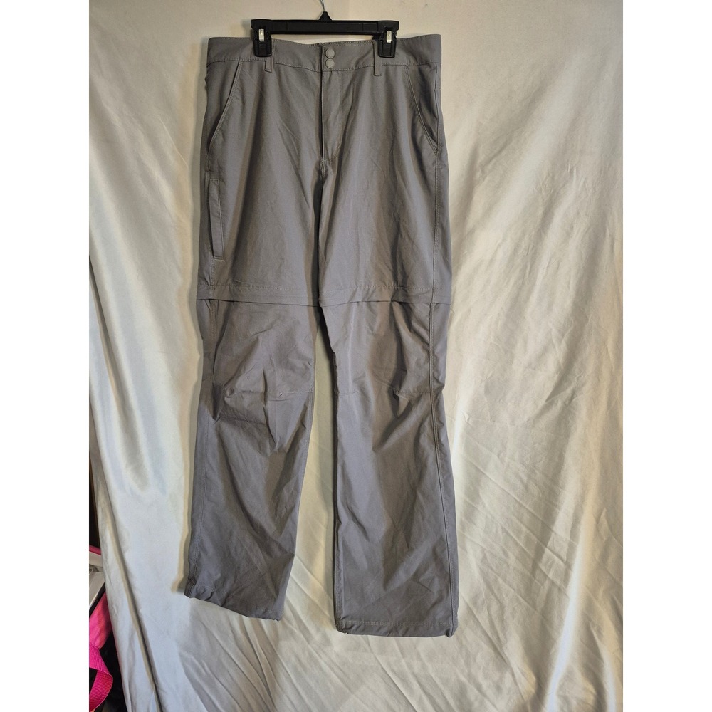 Kyodan Outdoor Convertible Hiking Pants Womens Medium Gray Zip‎ Off